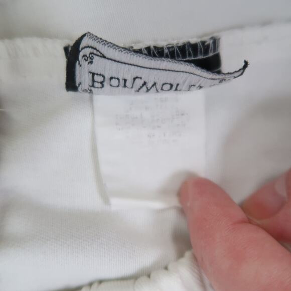 Vintage 90s Bon Worth white high rise pull-on shorts S - Picture 5 of 5